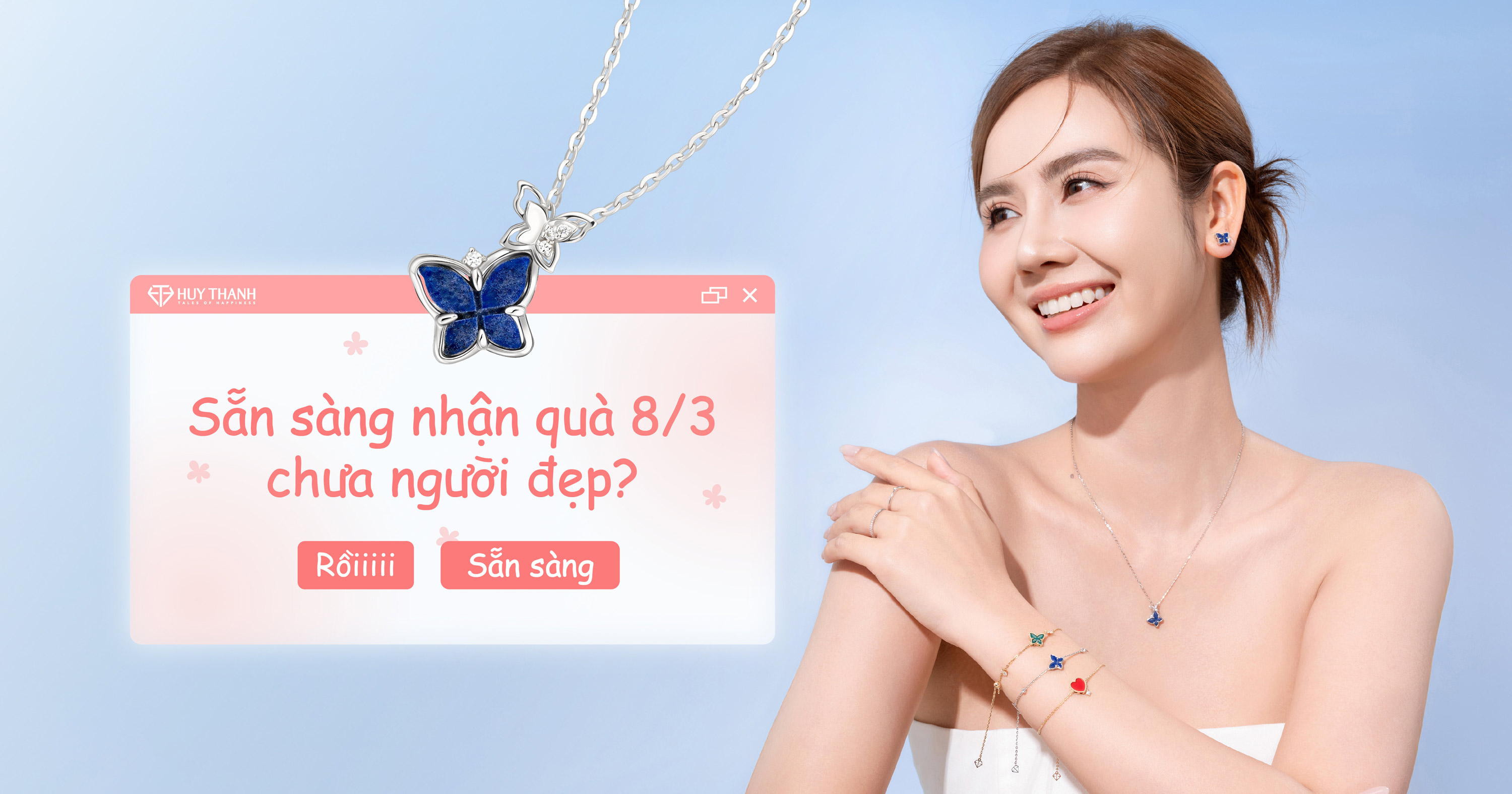 Trang sức vàng chỉ từ 2 triệu dành tặng người đẹp ngày 8/3